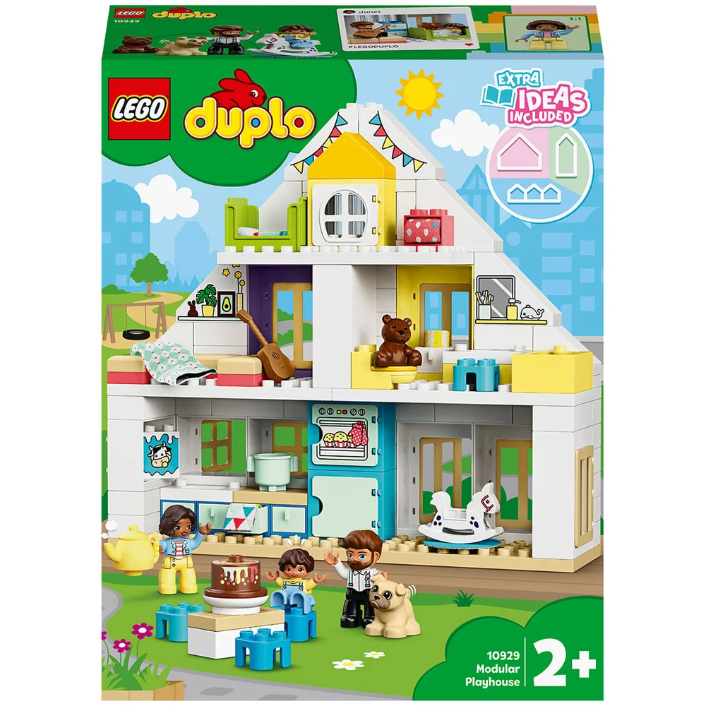 LEGO DUPLO Ma Ville La Maison Modulable 3 en 1, Maison de Poupée, Jouet Enfant 2 ans(10929) Image 1
