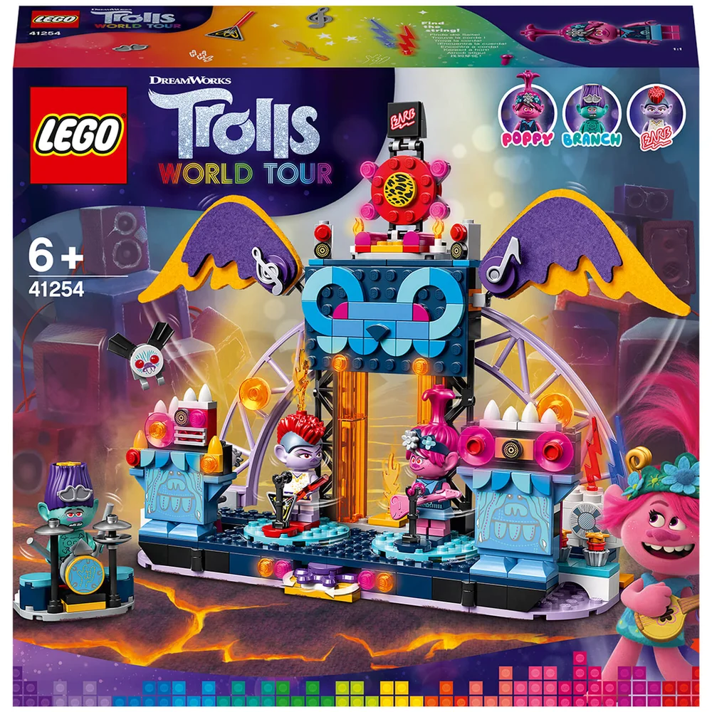 LEGO Trolls Ensemble de Jeux de Construction Le Concert de Vulcarock City (41254) Image 1