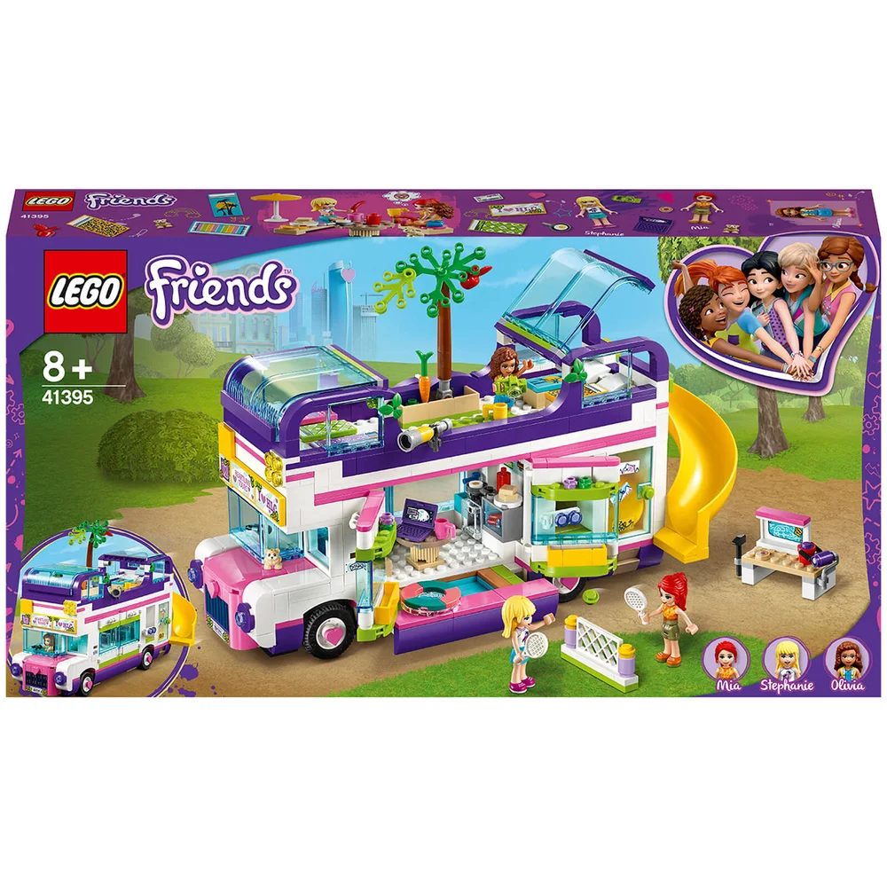 LEGO Friends : Le Bus de l’Amitié en Jouet avec Piscine (41395) Image 1