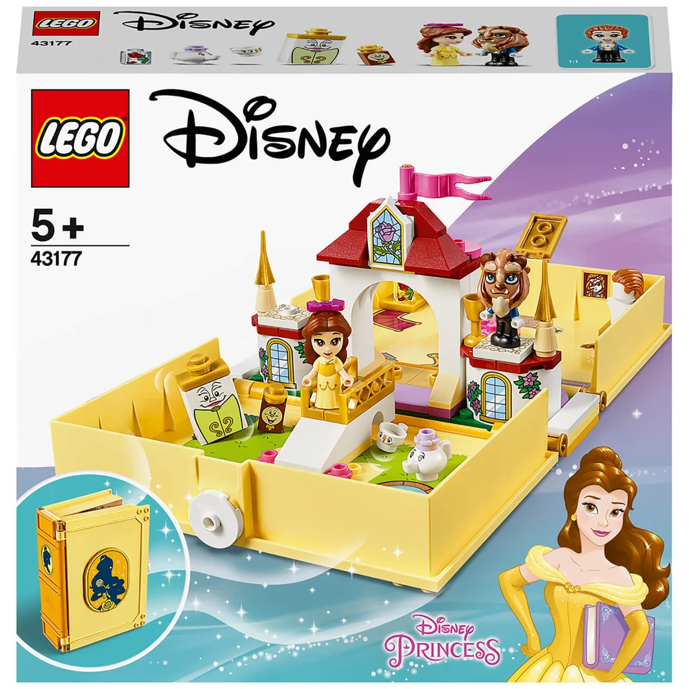 LEGO Disney Princesse : Ensemble de Jeux de Construction Les Aventures de Belle dans un Livre de Contes (43177) Image 1