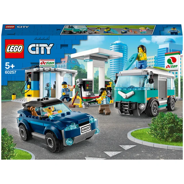 LEGO City : Nitro Wheels Ensemble de Jeux de Construction La Station-Service (60257)
