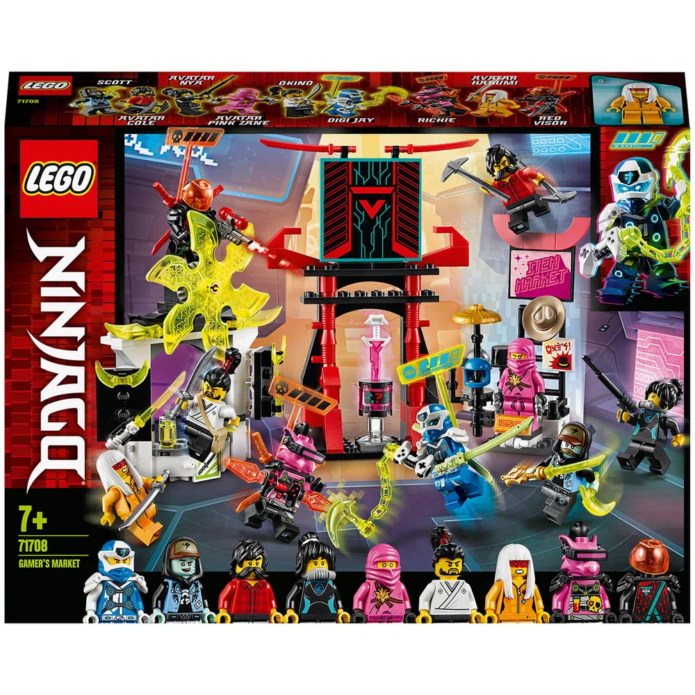 LEGO NINJAGO : Ensemble de Jeux de Construction Minifigurines Le Marché des Joueurs (71708) Image 1