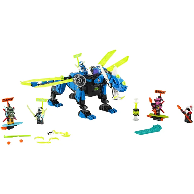 LEGO NINJAGO : Figurine articulée en Jouet Le Cyber Dragon de Jay (71711)