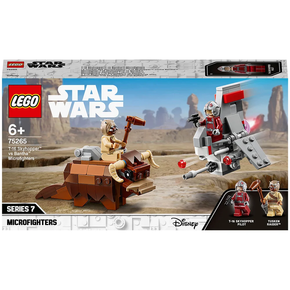 LEGO® Star Wars™: Le combat des Microfighters : T-16 Skyhopper™ contre Bantha™ (75265) Image 1