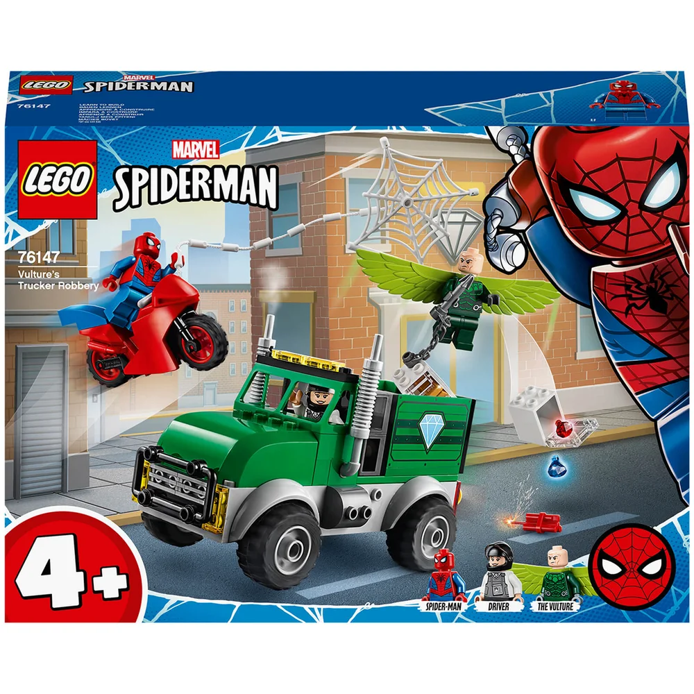 LEGO Marvel Spider-Man Ensemble de Jeux de Construction L'Attaque du Vautour (76147) Image 1