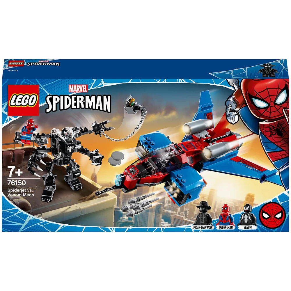 LEGO Marvel Spider-Man Jet vs. Le Spider-jet Contre le Robot de Venom (76150) Image 1