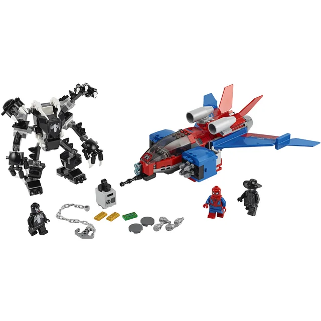 LEGO Marvel Spider-Man Jet vs. Le Spider-jet Contre le Robot de Venom (76150)