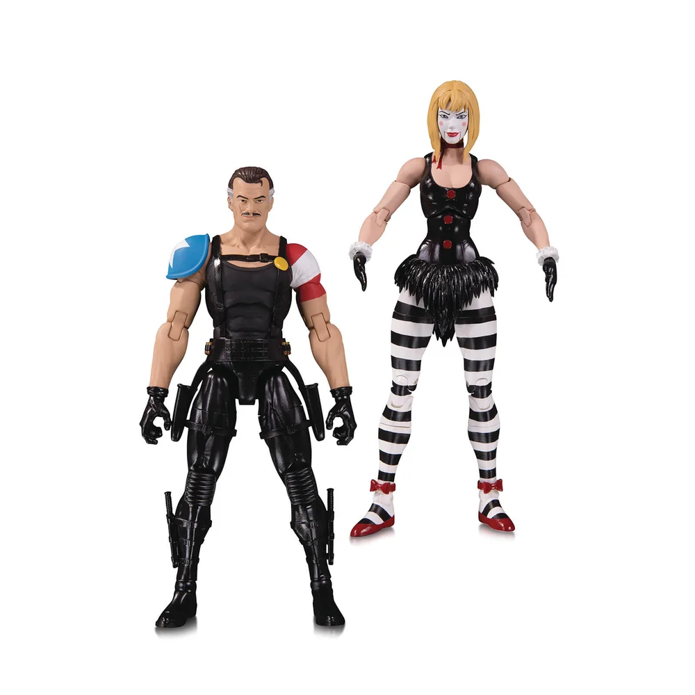 DC Collectibles DC Comics Watchmen Doomsday Clock - Figurine articulée pack de 2 Le Comédien et La Marionette Image 1