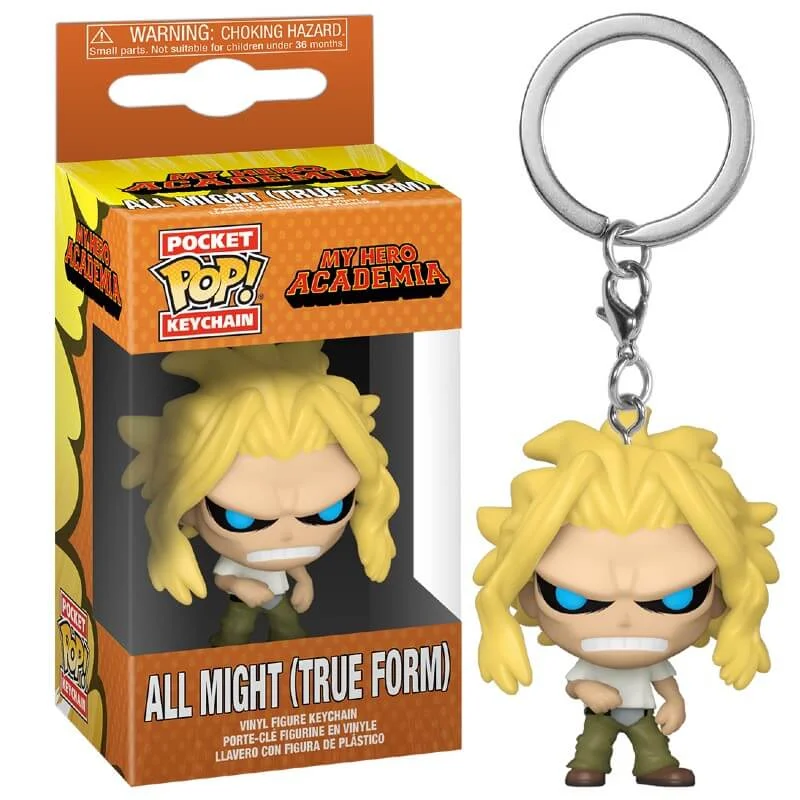My Hero Academia All Might état Affaibli Pop ! Porte-clés Image 1