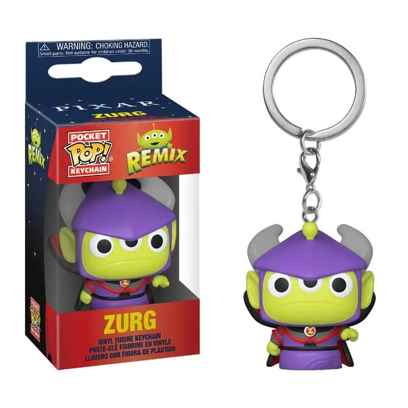 Disney Pixar Alien as Zurg Pop! Keychain Image 1