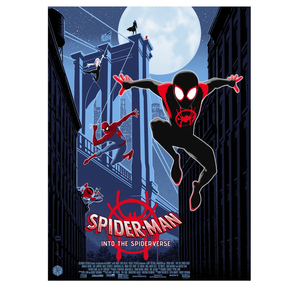 Marvel Into The Spider-Verse, Lithographie par Brian Miller Image 1
