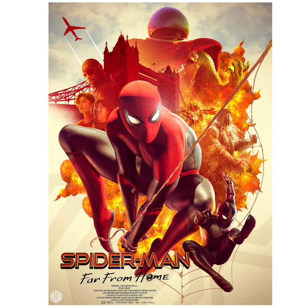 Marvel Spider-Man : Far From Home Lithographie par Carlos Dattoli Image 1