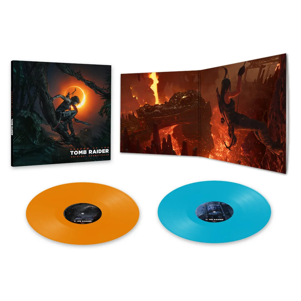 Laced Records - Shadow Of The Tomb Raider (Original Soundtrack) 2xLP (Blue and Orange) Image 1