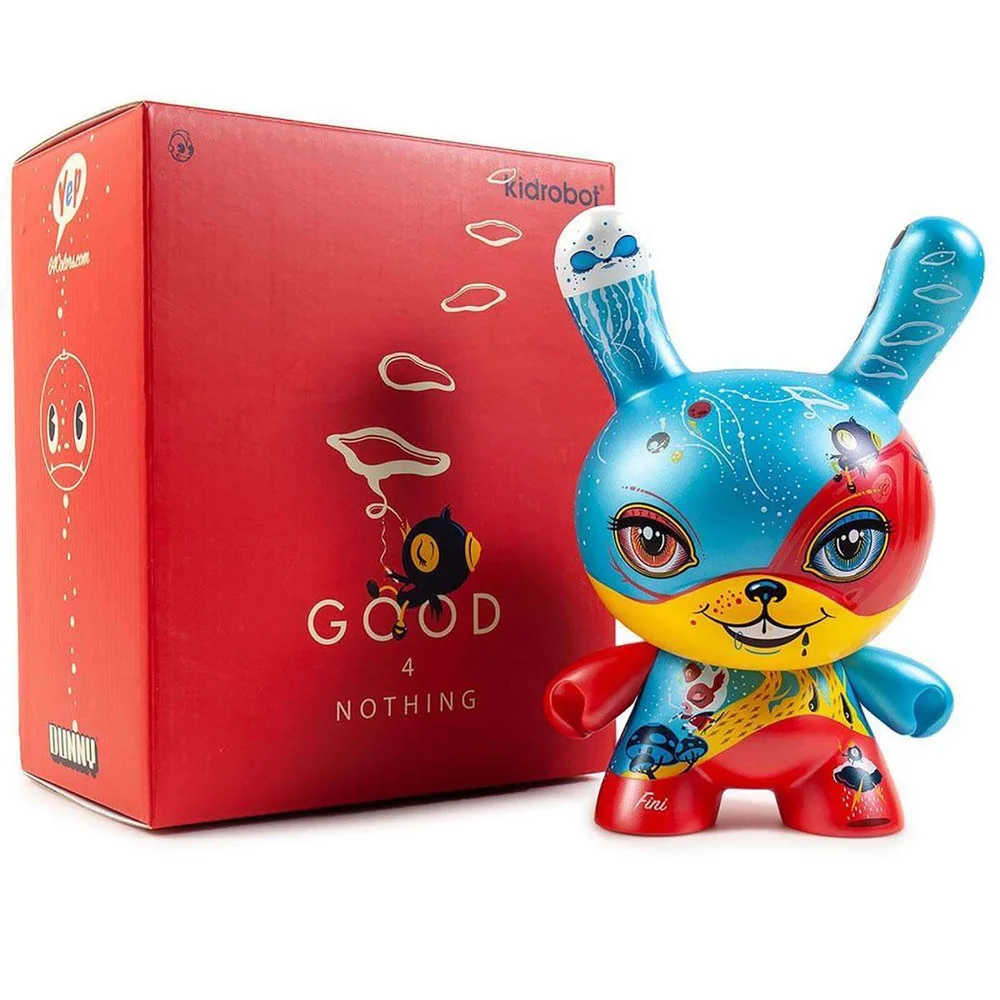 Kidrobot Good 4 Figurine en Vinyle Nothing Dunny 20 cm par 64 Colors Image 1