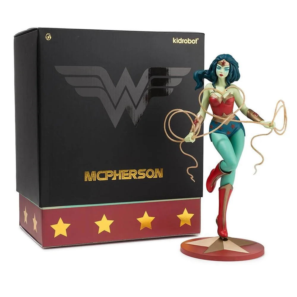 Kidrobot DC Comics Figurine Moyenne en Vinyle Wonder Woman par Tara McPherson Image 1