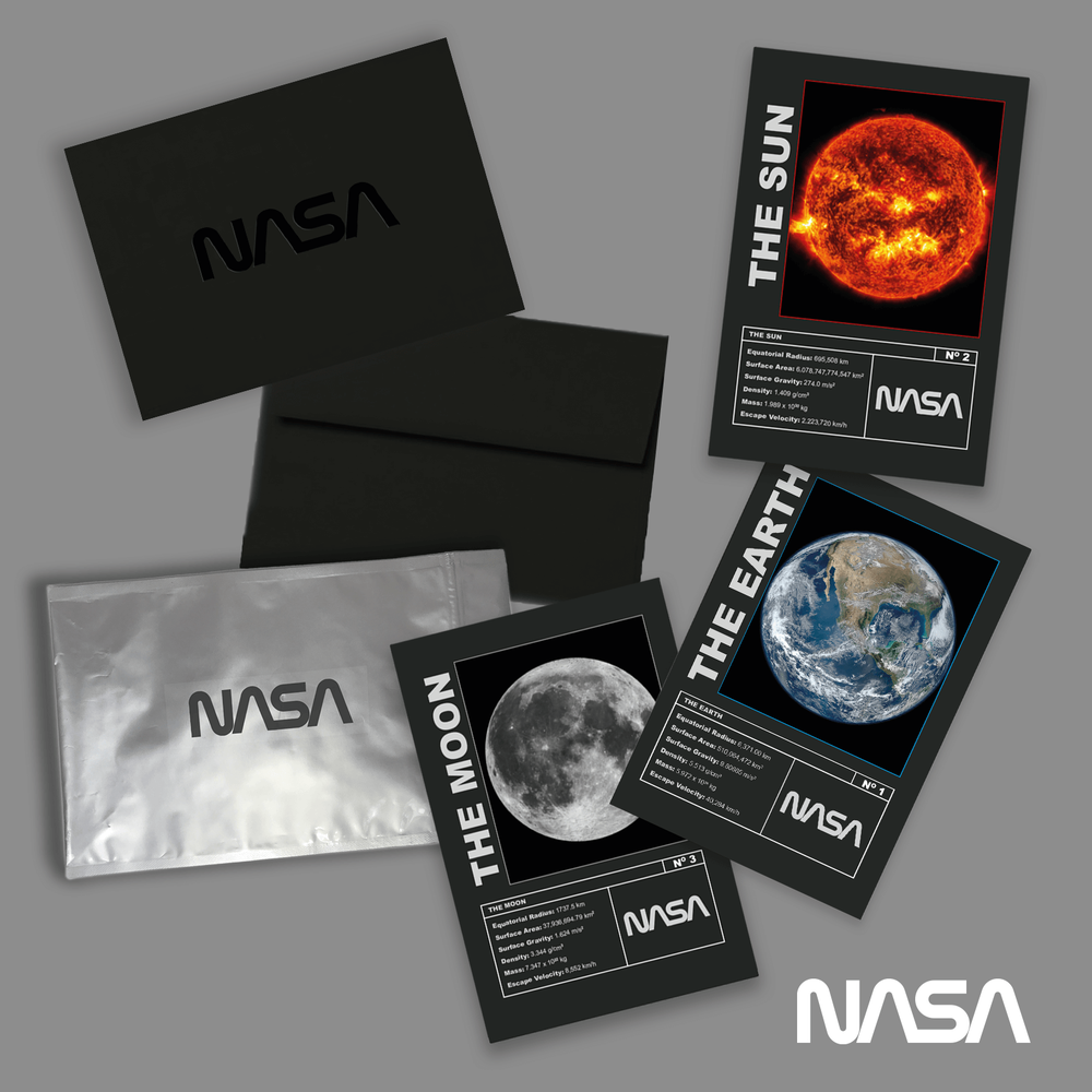 Posters Missions NASA, Terre, Lune et Soleil Image 1