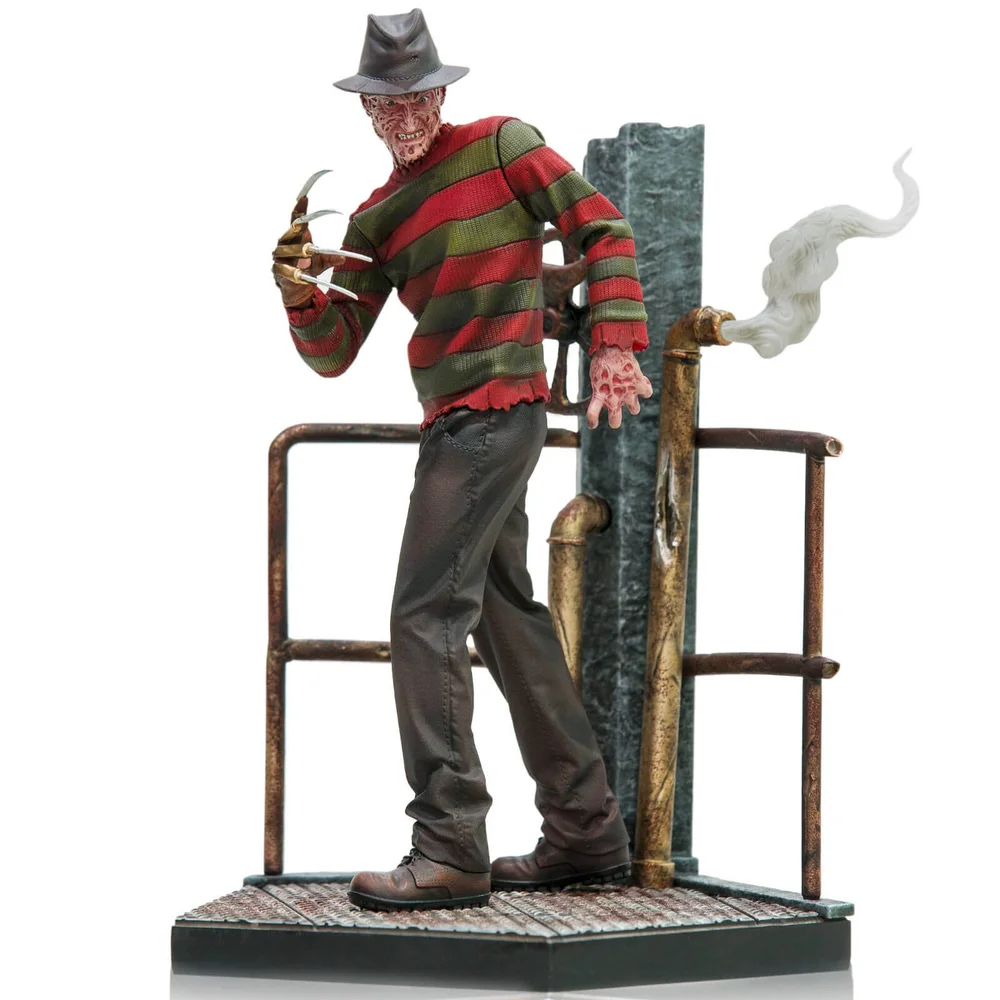 Iron Studios Les Griffes de la nuit Statuette à l'échelle artistique Deluxe 1/10 Freddy Krueger 19 cm Image 1
