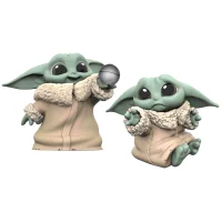 Hasbro Star Wars: The Mandalorian Baby Bounties Pack de 2 figurines bébé yoda Demandant les bras et tenant la balle - undefined undefined