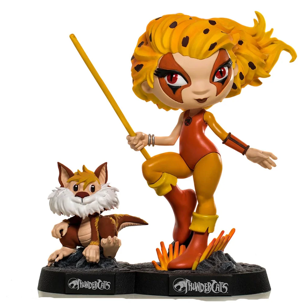Iron Studios Cosmocats Mini Co. Figurine en PVC Cheetara et Snarf 13 cm Image 1