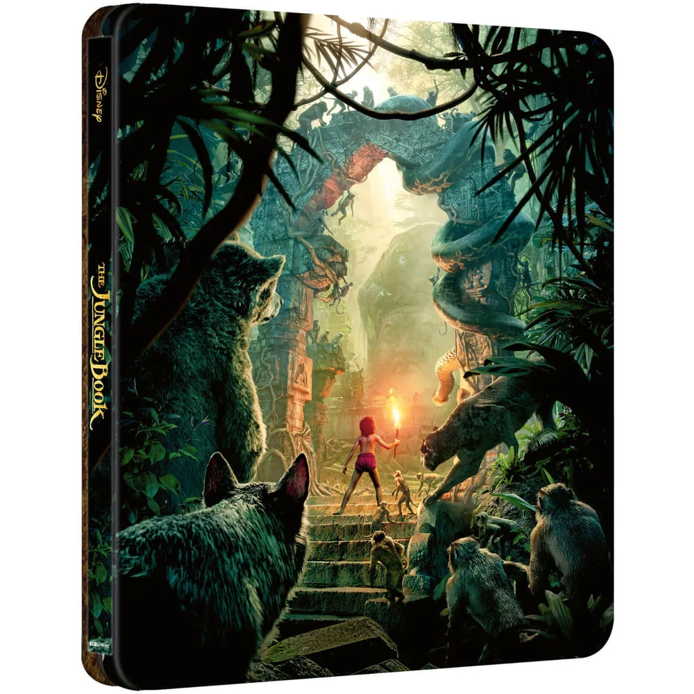 Le Livre de la Jungle (Action en Direct) - Coffret 4K Ultra HD, Exclusivité Zavvi (le Blu-ray 2D inclus) Image 1