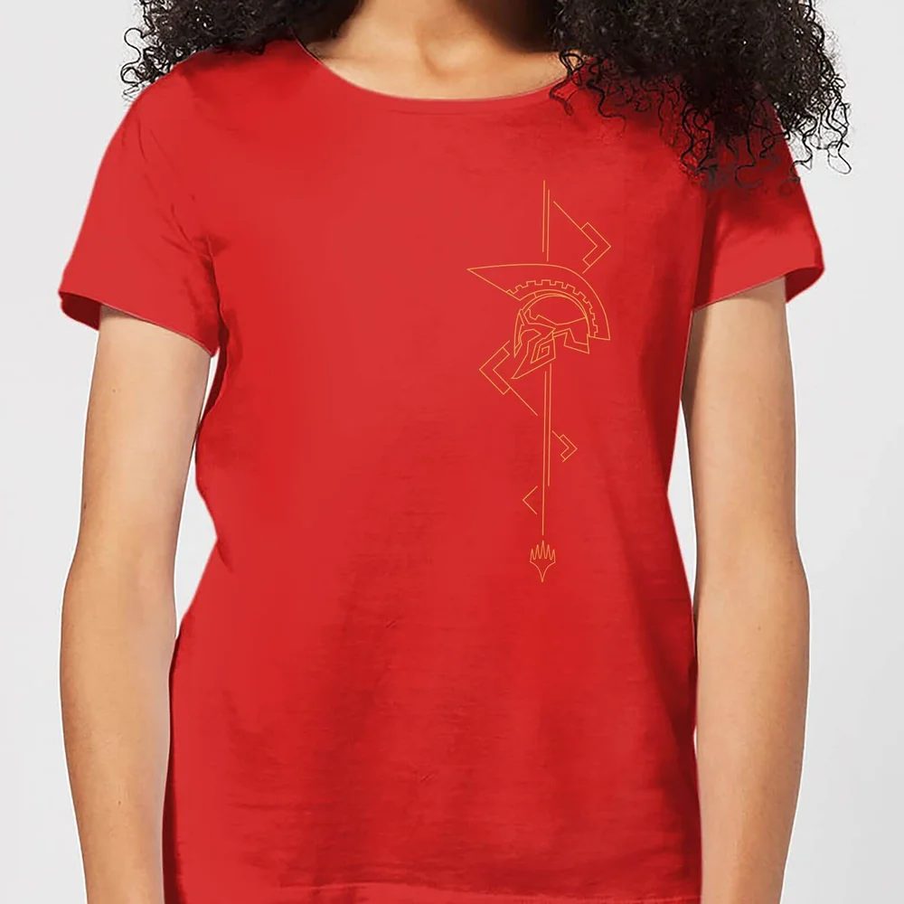Magic: The Gathering Theros: Beyond Death Asymmetrical Helmet Women's T-Shirt - Red - XS - Rouge Image 1