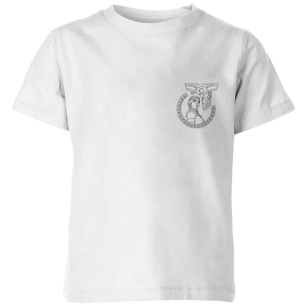 Magic: The Gathering Theros: Beyond Death Elspeth Mask Square Kids' T-Shirt - White - 3-4 ans Image 1