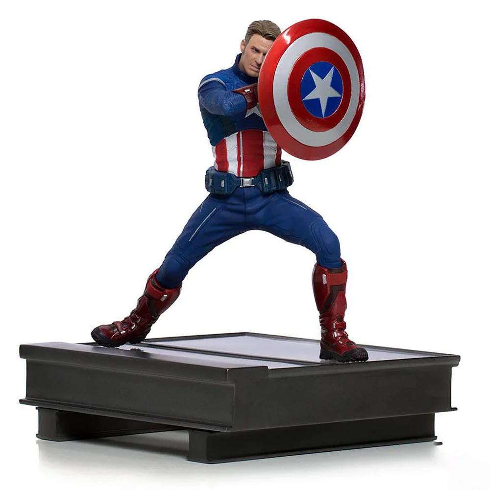 Iron Studios Avengers : Endgame BDS Statuette à l'échelle artistique 1/10 Captain America 2023 19 cm Image 1