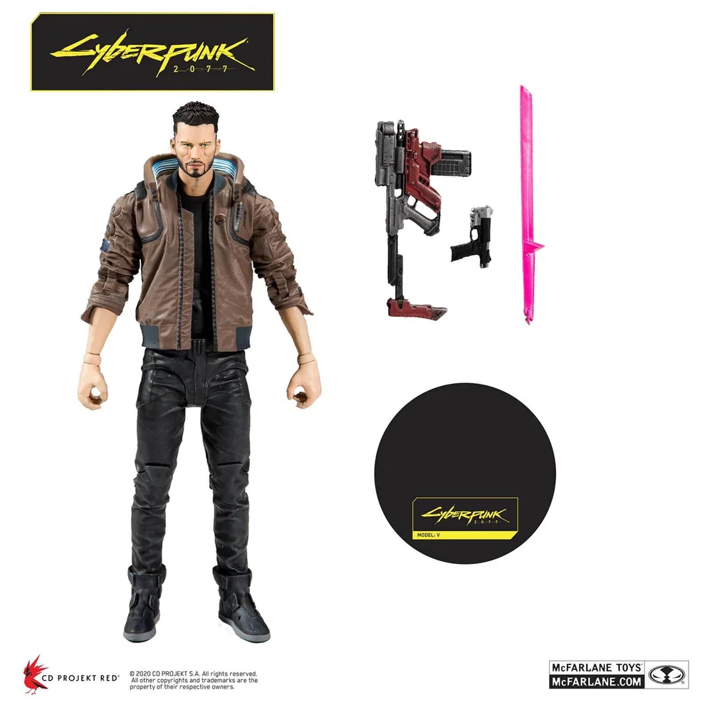 McFarlane Cyberpunk 2077 Figurine articulée V Male 18 cm Image 1