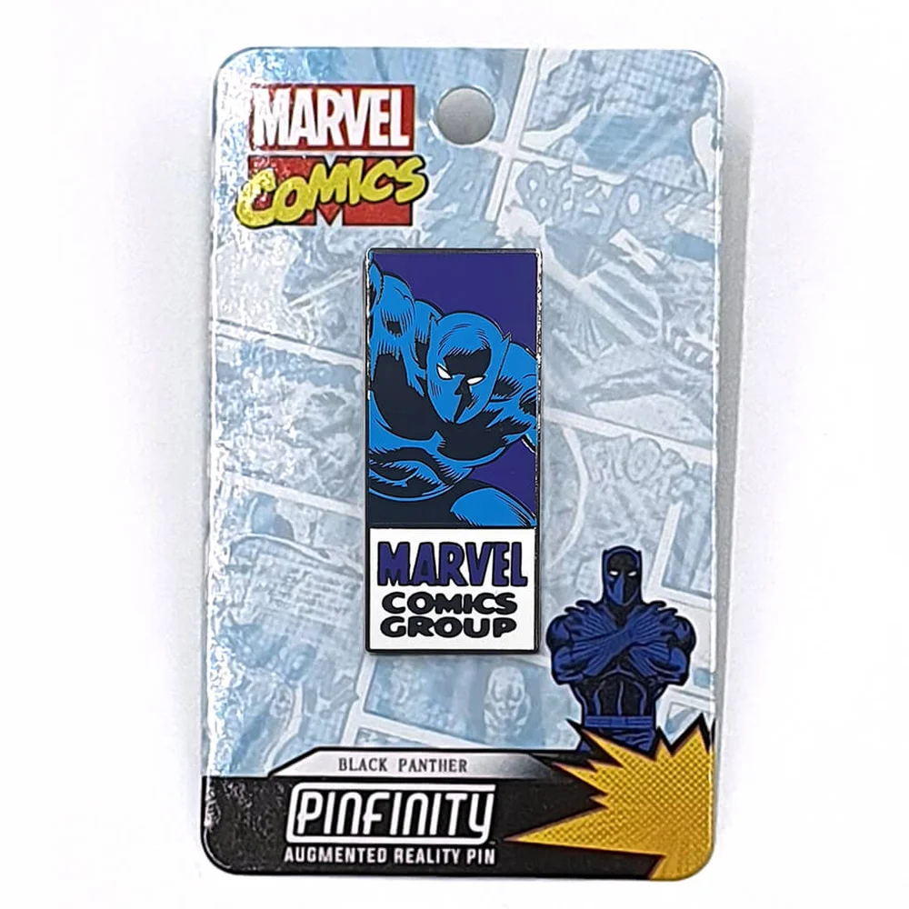 Pin's Réalité Augmentée Marvel Black Panther Comic Image 1