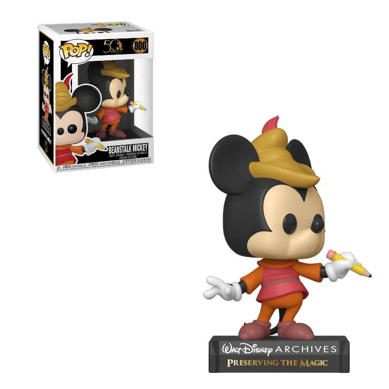 Disney Archives Mickey Mouse et le Haricot magique Pop ! Figurine en Vinyle Image 1