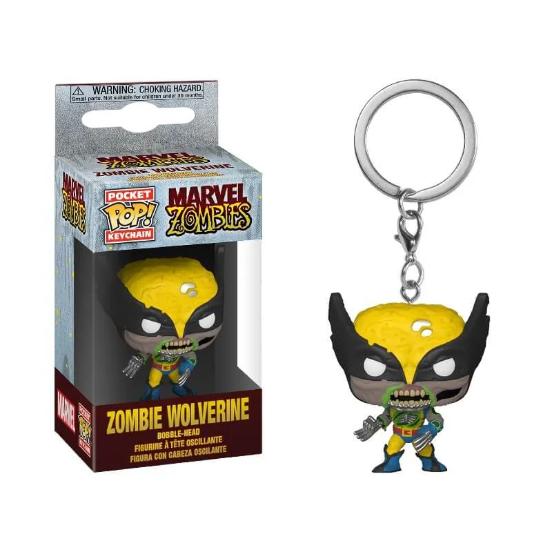 Marvel Zombies Wolverine Pop ! Porte-clés Image 1