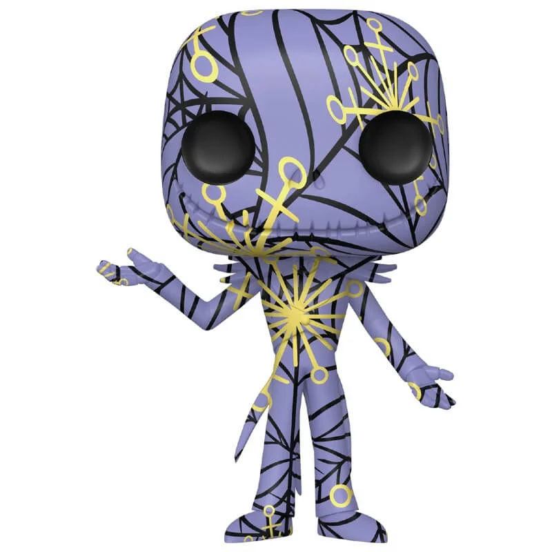 Disney Nightmare Before Christmas Jack avec étui (Série d'artistes) Pop ! Figurine en Vinyle Image 1