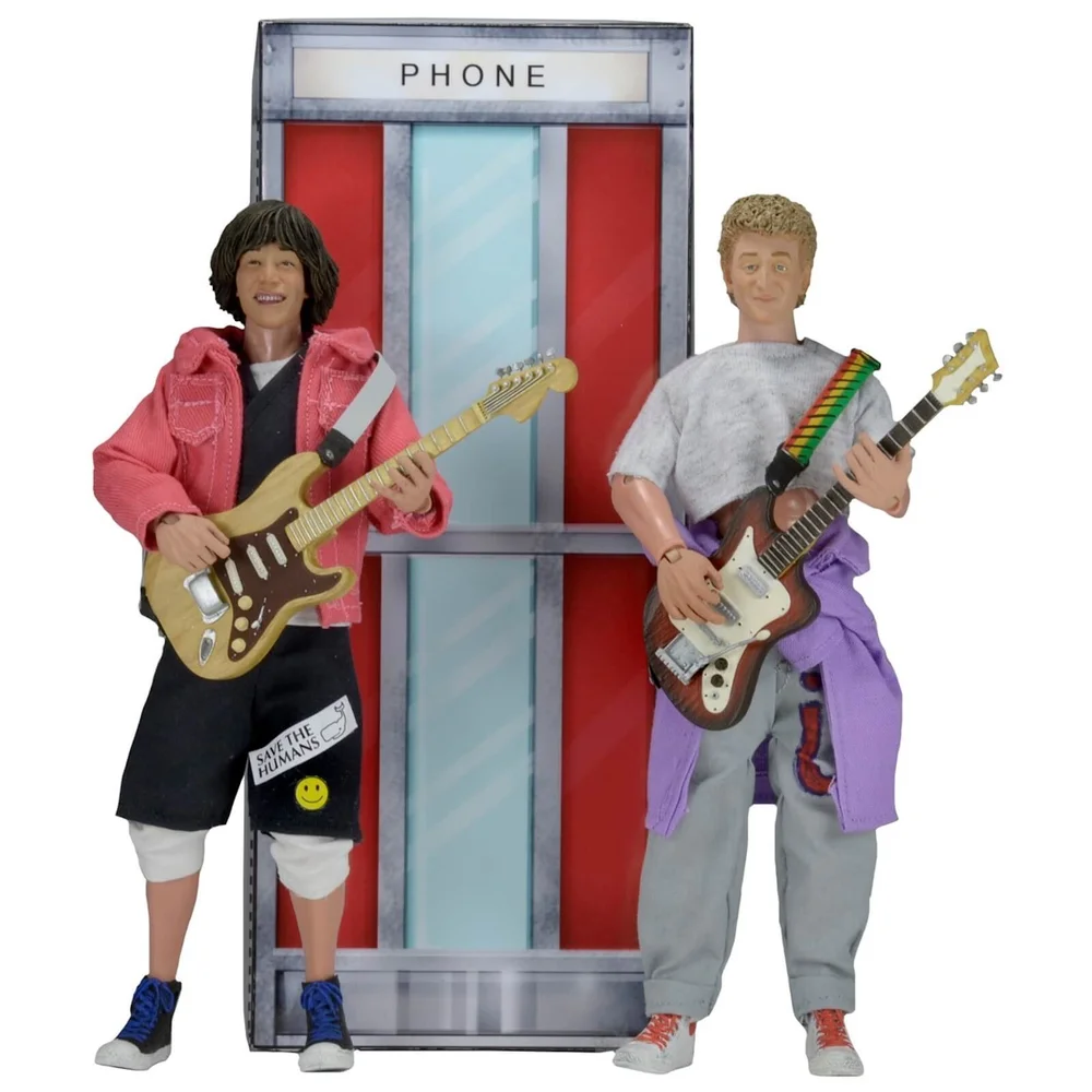 NECA L'Excellente Aventure de Bill et Ted 2 Figurines articulées habillées Image 1