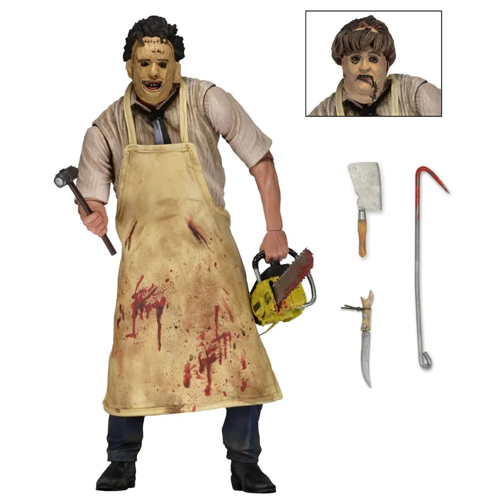 NECA Massacre à la Tronçonneuse, Figurine Leatherface Ultime 18 cm Image 1