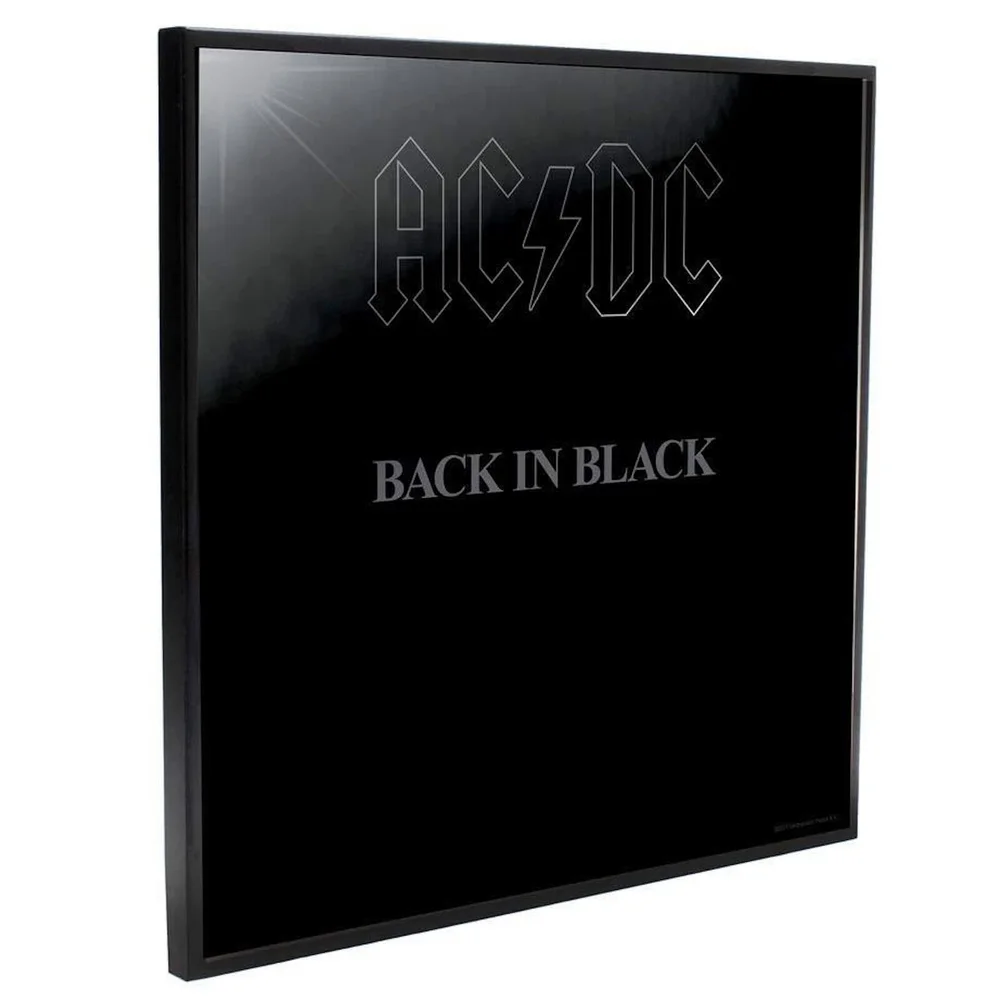 AC/DC - Back In Black Crystal Clear Pictures Wall Art Image 1