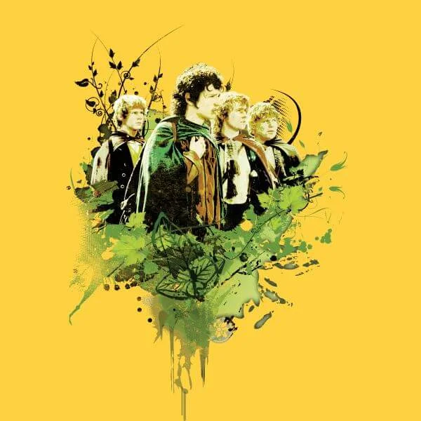 The Lord Of The Rings Hobbits Women's T-Shirt - Yellow