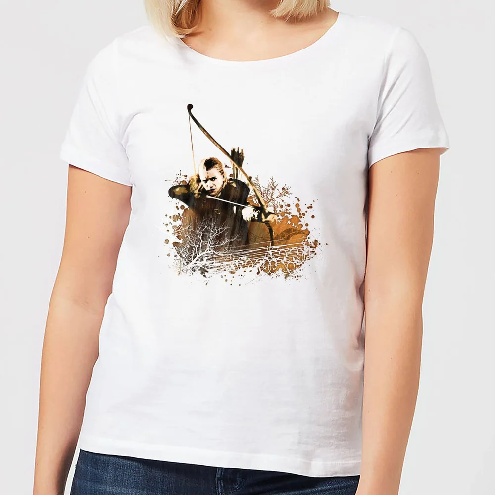 The Lord Of The Rings Legolas Women's T-Shirt - White - XS Image 1