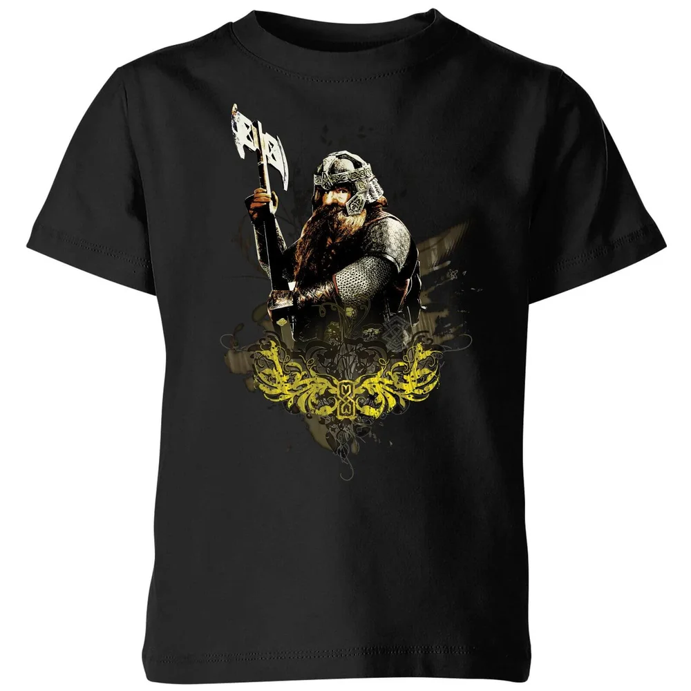 The Lord Of The Rings Gimli Kids' T-Shirt - Black - 3-4 ans Image 1