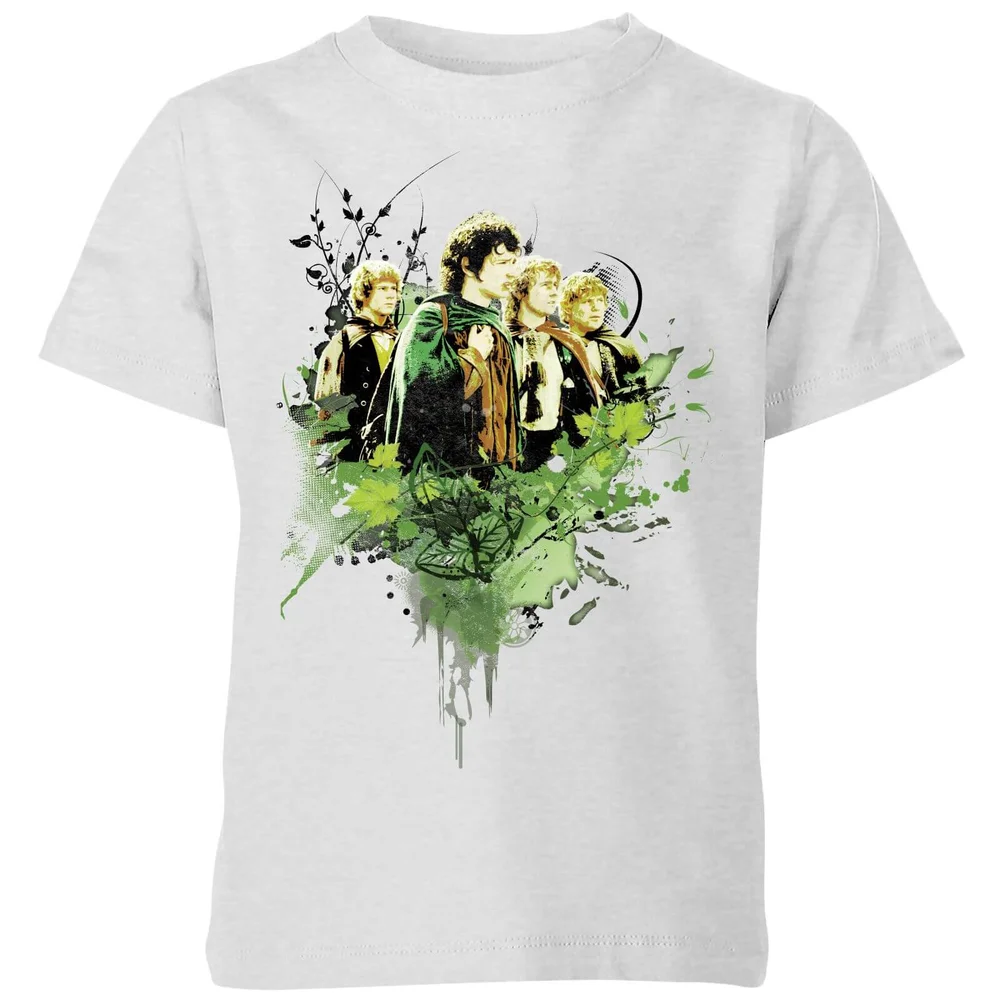 The Lord Of The Rings Hobbits Kids' T-Shirt - Grey - 3-4 ans Image 1