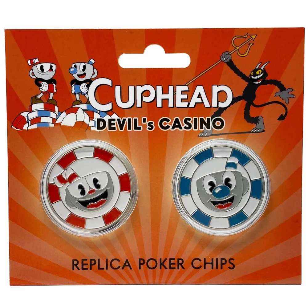 Pièces de Jetons Le Poker de la Réplique du Devil's Casino de Cuphead Image 1