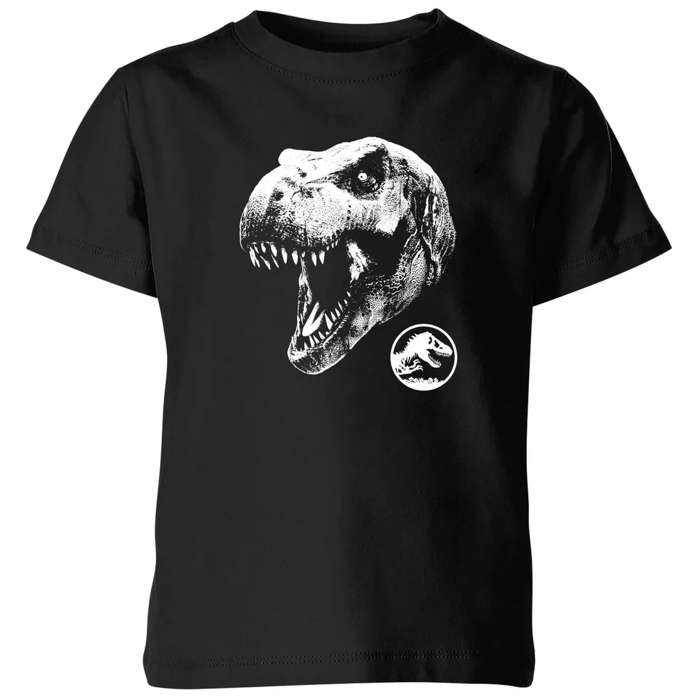 Jurassic Park T Rex Kids' T-Shirt - Black - 3-4 ans Image 1