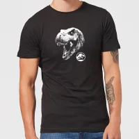 Jurassic Park T Rex Men's T-Shirt - Black - undefined undefined