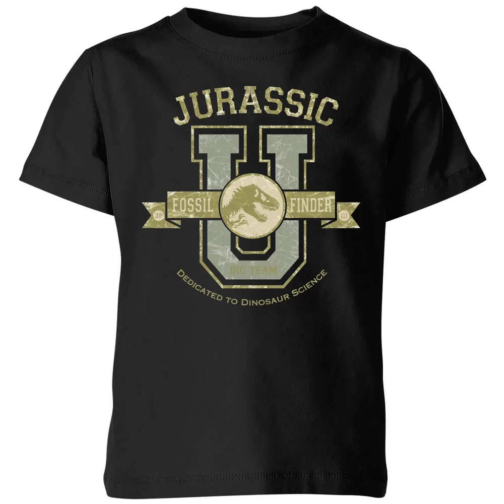 Jurassic Park Fossil Finder Kids' T-Shirt - Black - 3-4 ans Image 1