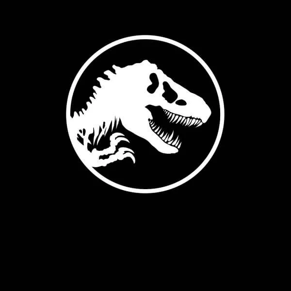 Jurassic Park Circle Logo Women's T-Shirt - Black