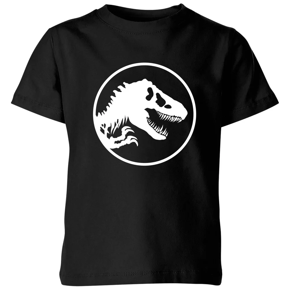 Jurassic Park Circle Logo Kids' T-Shirt - Black - 3-4 ans Image 1