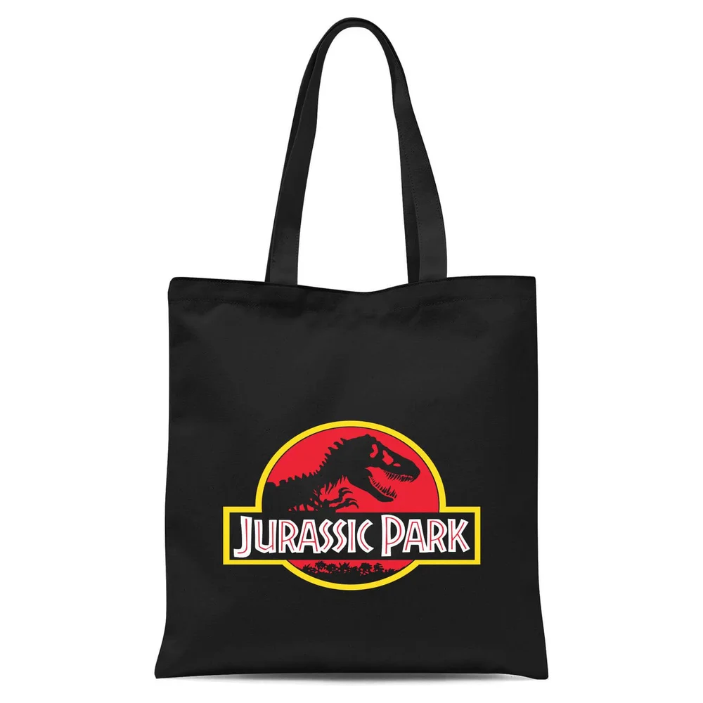 Jurassic Park Logo Tote Bag - Black Image 1
