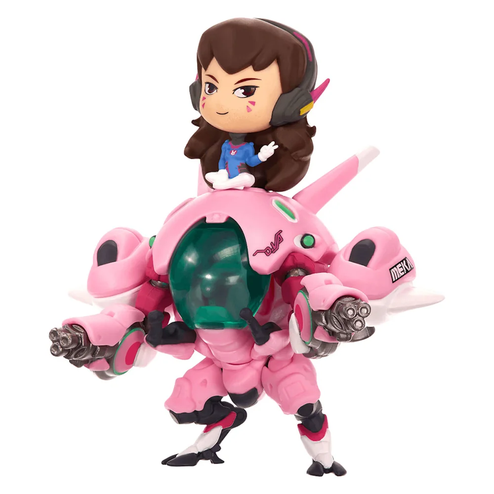 Overwatch Cute But Figurine D.Va avec MEKA Image 1