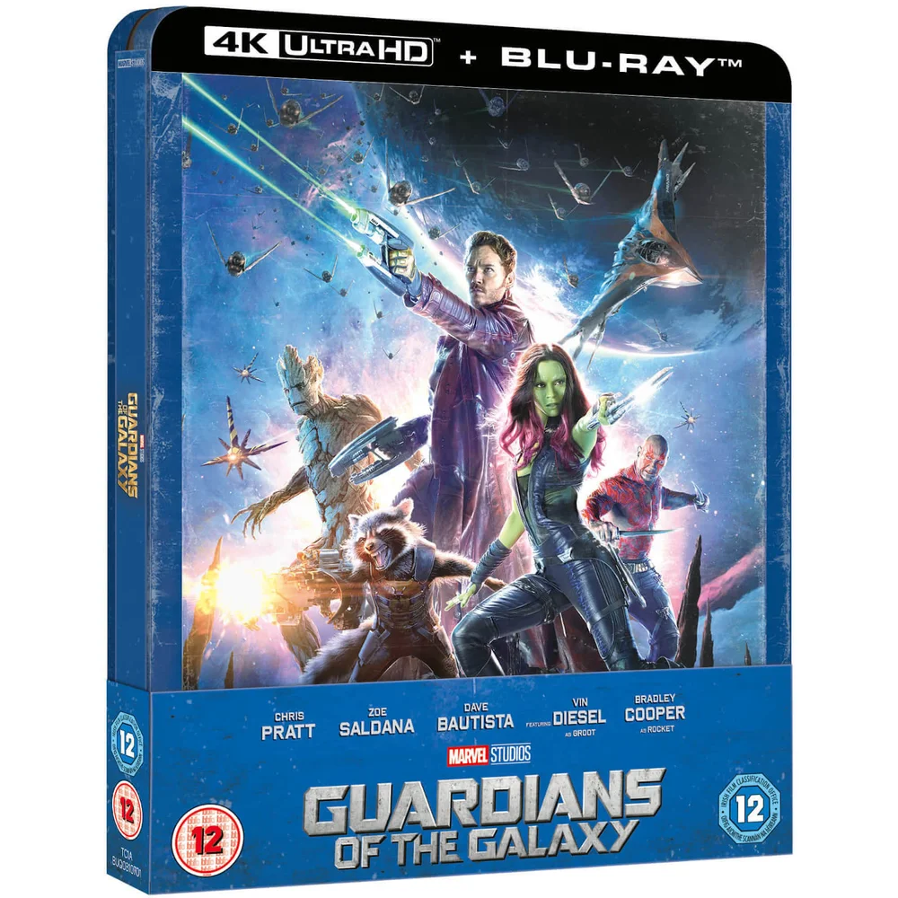 Les Gardiens de la Galaxie - 4K Ultra HD Coffret, Exclusivité Zavvi (Blu-ray 2D inclus) Image 1