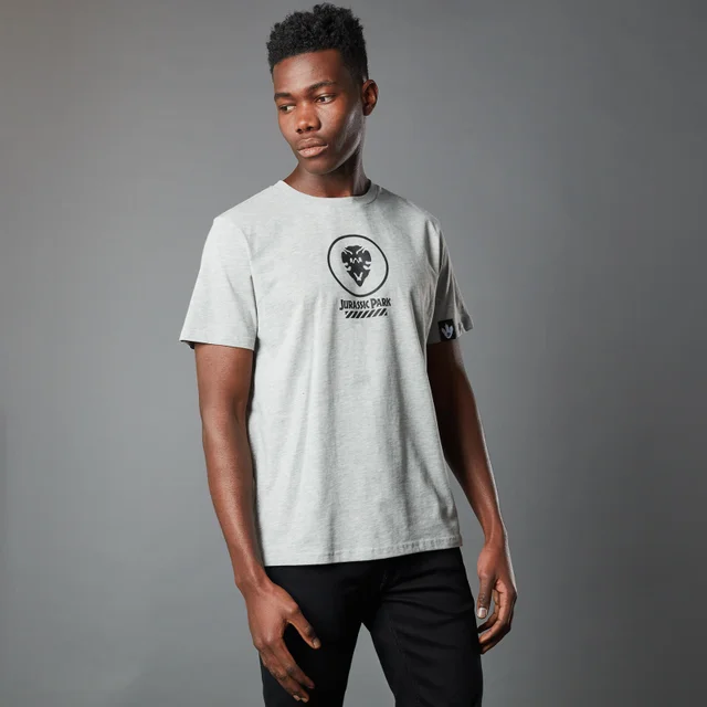 T-shirt Jurassic Park Primal Triceratops - Gris - Unisexe