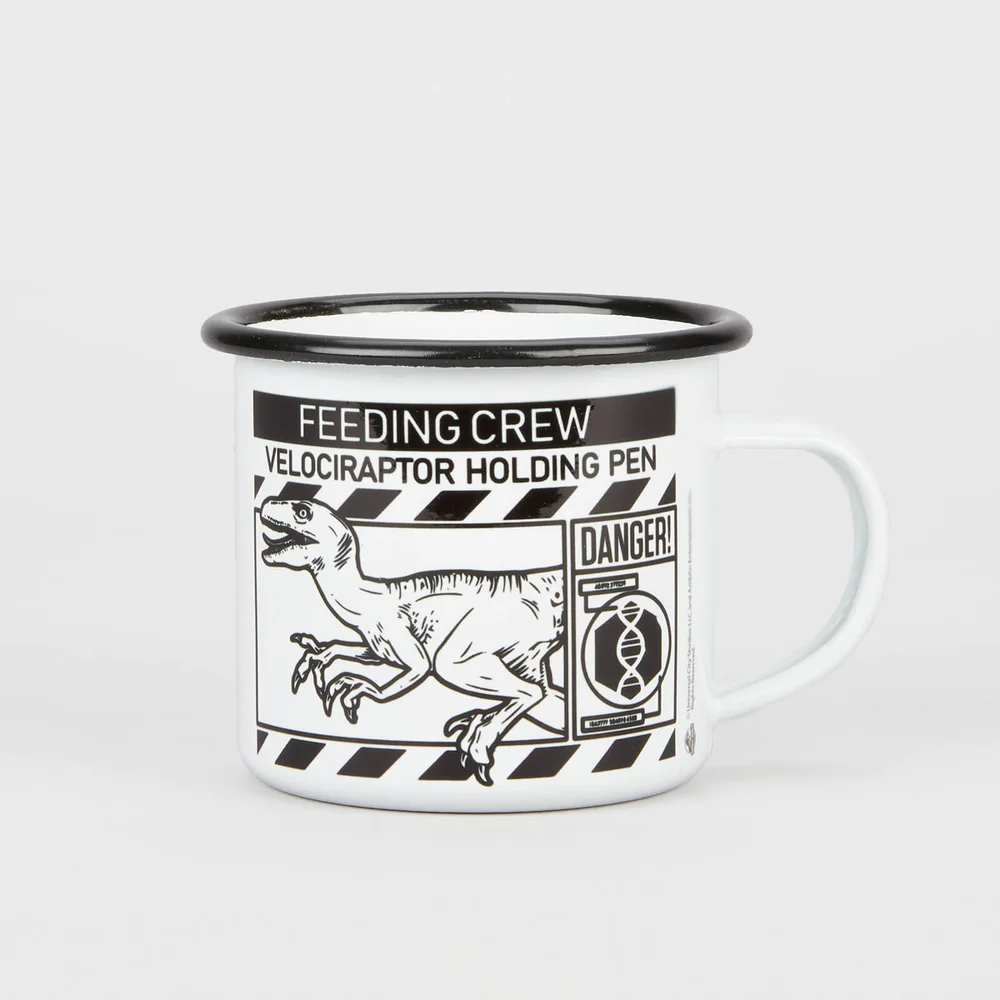 Tasse Jurassic Park Primal Raptor Holding Pen - Noir/Blanc Image 1